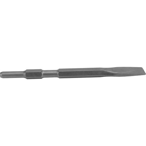 Burin rainure béton brique pierre carrelage, embout hexagonal SDS pour perceuse burineuse, outil plat démolition, ciseau à froid. (1/5)