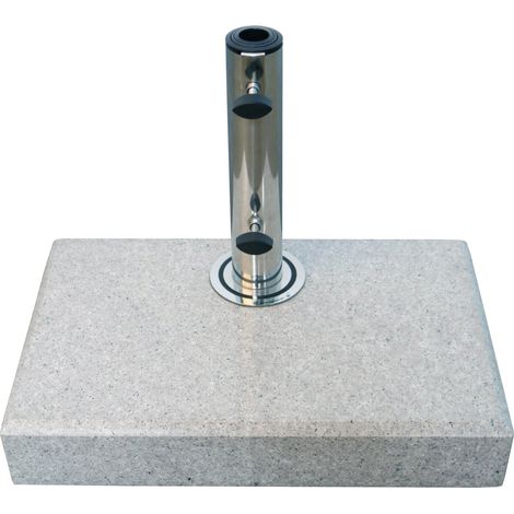 Primaster Schirmständer Granit 25 kg Sonnenschirmständer inkl. Kunststoffadapter (1/3)