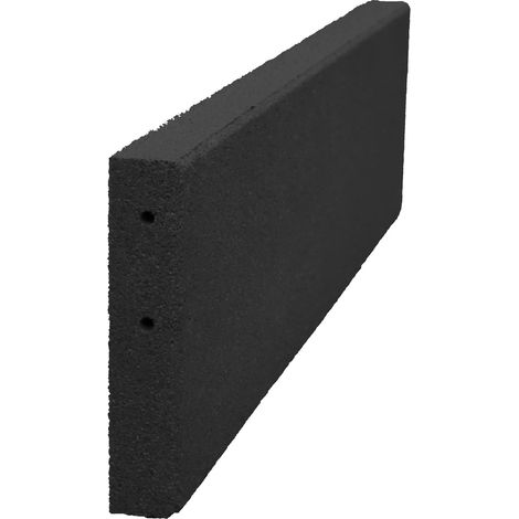 Tira de retención de goma 100x25 cm - Negra (1/3)