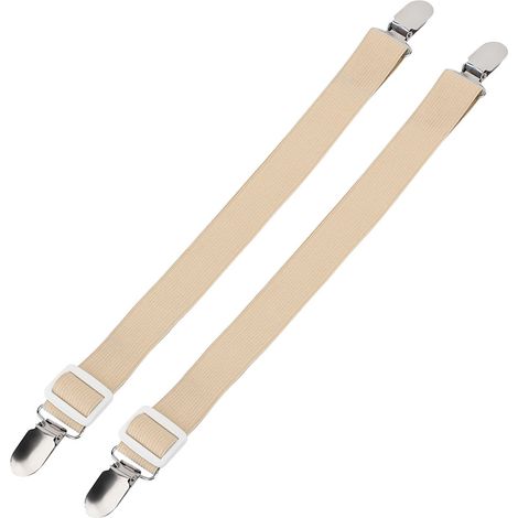 Stück rutschfeste Bettbezug-Befestigungselemente, universelle Matratzenbefestigungen (Khaki)
