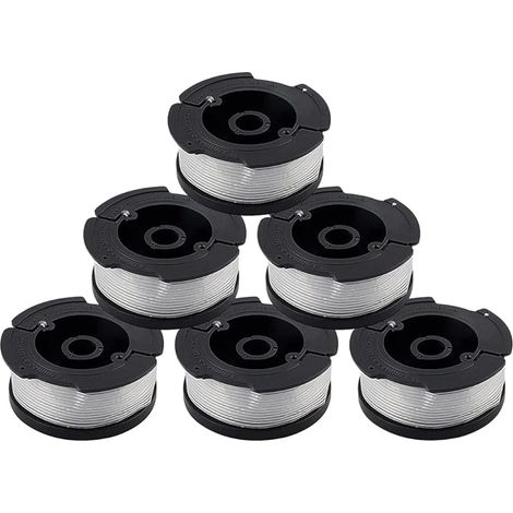 Lot de 6 bobines de fil A6481 A6485 pour coupe-bordures Black Decker (6) (1/5)