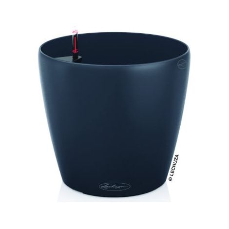 LECHUZA® Pflanzgefäße CLASSICO Color 21 Schiefergrau seidenmatt All-in-One (1/3)