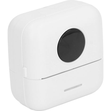 Mini imprimante thermique de poche, portable, sans fil, haute définition, avec 5 rouleaux de papier pour photos, notes et impressions sans encre (blanches). (1/5)