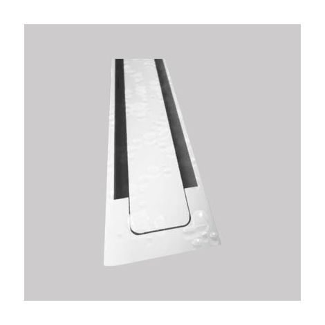 Grille de caniveau de douche en aluminium avec couvercle métallique Canalissima (1/5)
