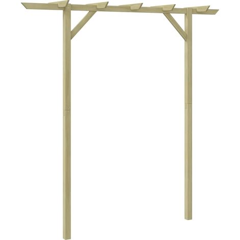Gartenpergola 205x40x203 cm Holz vidaXL