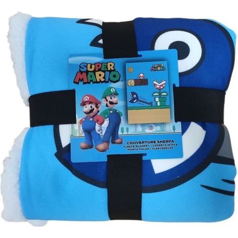 Copertura Sherpa - MARIO BROS - Vintage - 100 x 150 cm