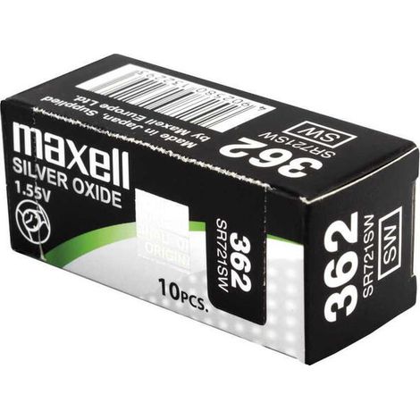 Pila Reloj 362 Maxell Oxido Plata Sr0721sw 362/maxell (1/3)
