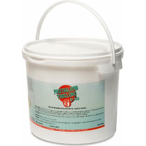TRICLORO pastiglie kg 5, cloro in pastiglie blisterate da 200 g 06160