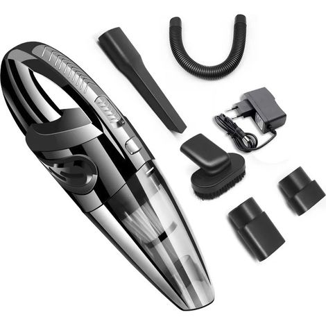 Aspirateur de voiture sans fil, aspirateur domestique portatif, petit aspirateur sec et humide double usage, haute puissance (1/5)