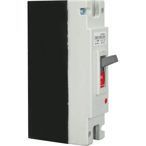 Disjoncteur monophasé CC, boîtier moulé, MCCB, interrupteur pour batterie solaire 250 V 160 A pour énergie éolienne (1/5)