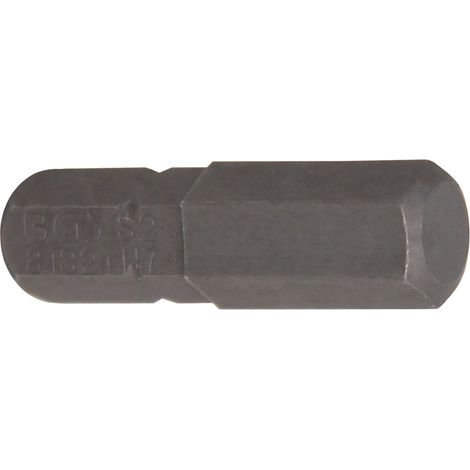 Inserto  lunghezza 25 mm  attacco esagono esterno 6,3 mm (1/4")  esagono interno 7 mm