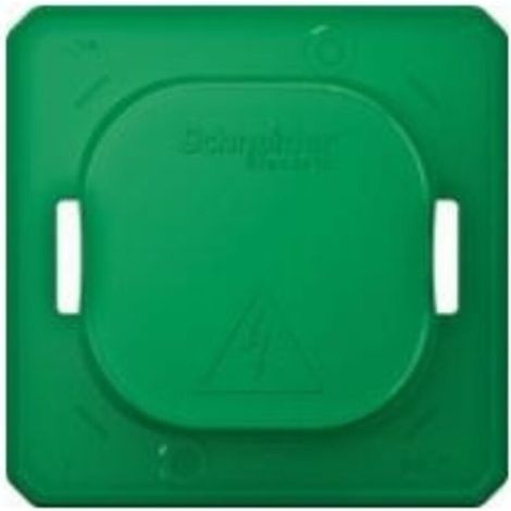 Plaque de finition meg3900-0000 1 module verte