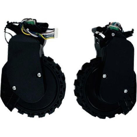 Roue gauche& roue droite pour Dreame MOVA P50 Ultra/Z50 Ultra/E40 Ultra pièces de rechange motrice roue de déplacement (1/5)