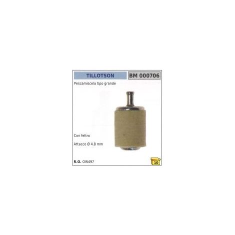 TILLOTSON tipo grande con fijación de fieltro Ø  4,8 mm OW497