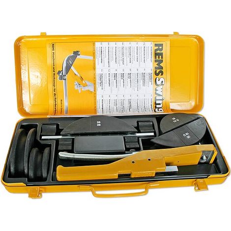REMS Swing Einhand-Rohrbiege-Set für Kupfer- und Alu-Verbundrohre 12, 14, 15, 16, 18, 20, 25 und 26 mm
