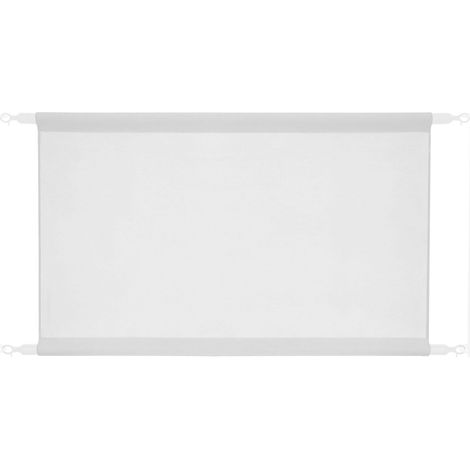 Banderole pour poteau séparateur blanc