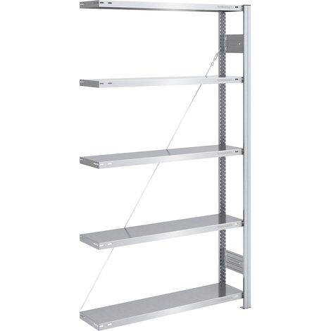 eurokraft pro, Rayonnage emboîtable de stockage galvanisé, (1/5)