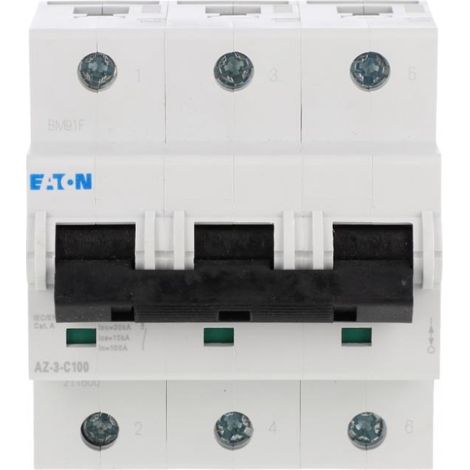 Interruttore automatico 3P C 100A 20kA AC AZ-3-C100 211806