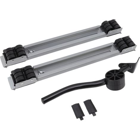 Rueda extensible con 24 ruedas, capacidad de carga de 300 kg, hierro grueso, muebles pesados, electrodomésticos. (1/5)