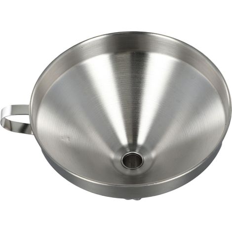 Entonnoir en acier inoxydable pour divers liquides et substances 11, 13, 15 cm (XL) (1/5)