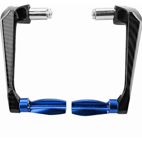 Protecteur de Guidon de Moto et Protection de Levier de Frein en Alliage d'Aluminium Haute Qualité pour Motos Voitures Électriques VTT Blue (1/5)