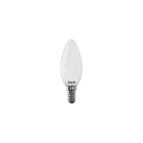 Lampada LED Tortiglione Tuttovetro E14 4 W 3000°K Calda 470 Lm 35 4 Pezzi