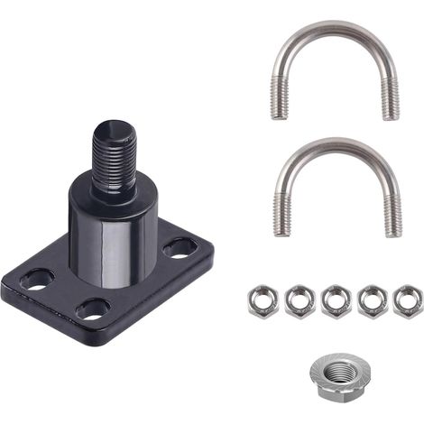 Attache de remorque de vélo en métal Polyvalente, connecteur de remorque de Cyclisme pour faciliter Les Fixations des remorques pour et Animaux domestiques, Accessoire de remorquage de vélo (1/5)