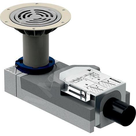 Geberit 154055001 DBD-écoulement pour revêtement de sol vinyle (PVC) (1/3)