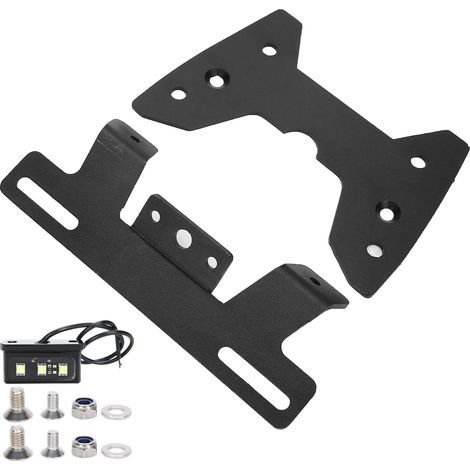 Kit Plaque d'Immatriculation Fender Eliminator pour Suzuki GSXR 600/750 2008-2010, Support de Plaque Moto, Rétroviseur Arrière Court