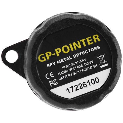 GP-Pointers GP360 Hochempfindlicher Allmetall-Metalldetektor, Goldfinder, Neues elektronisches Messgerät, Schwarz (1/3)