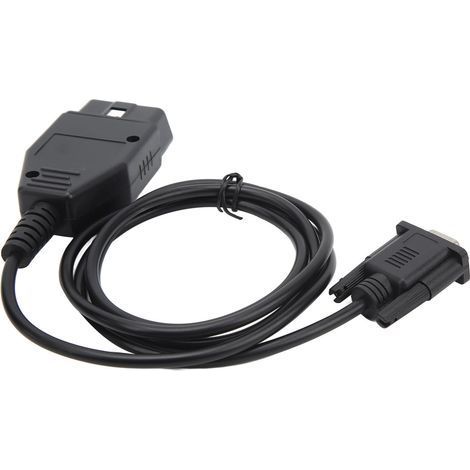 OBD-II-Diagnosekabel (16-polig, Stecker) kompatibel mit KW1281 und KW2000 für Audi A2, A3, A4 Cabriolet, A6, A8, S2, S3 und TT (1/5)