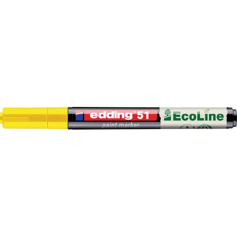 Edding 51 EcoLine 4-51-005 Marqueur peinture jaune 1 mm, 2 mm (1/5)