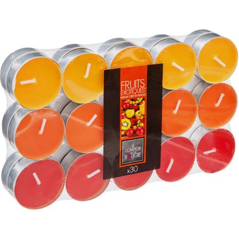 Set di 30 candele profumate alla frutta esotica 350g - Atmosphera créateur d'intérieur (1/4)