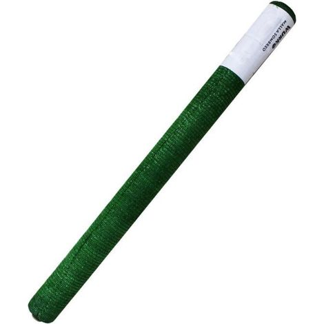 WURKO malla sombreo 95% verde 2  x 10 m , Malla para sombreo y ocultación 95% de ocultación Color verde Longitud 10 mts.
