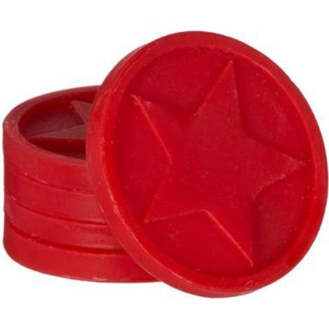 Lot de 5 Cires Parfumées à Brûler "Etoile" 45g Fruits Rouges (1/2)