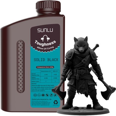 Sunlu Toughness Nero 1 kg (1/5)
