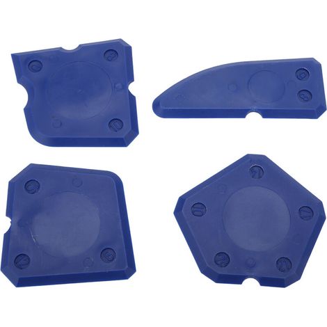 Kit D'outils de Calfeutrage en Silicone Robuste, Grattoir à Ciment de Verre, Ensemble de Grattoirs Non Toxiques et Sûrs, Conception Professionnelle pour les Mastics Ménagers, (1/5)