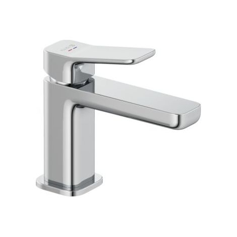 KLUDI-X3 Waschtischarmatur 422660581 mit Push-Open Ablaufgarnitur, chrom