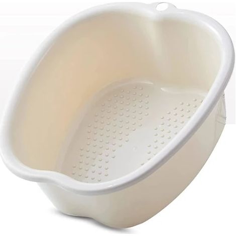 Baignoire pour les pieds - Grande baignoire pour les pieds, grande taille, en plastique robuste et durable, idéale pour le spa et le massage par acupuncture des pieds.