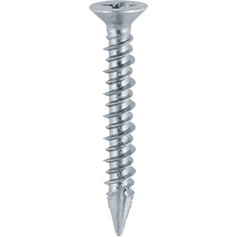 TIMCO Window Fabrication Screws Countersunk PH High-Low Thread Slash Point Zinc - 4.3 x 30 (1/2)