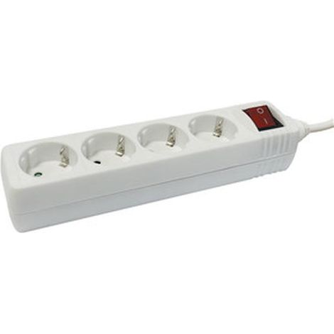 Base 4 Prises avec câble + Interrupteur de 3 m : la Solution pour Vos Besoins énergétiques. Praticité et sécurité en Un Seul Produit, idéal pour la Maison et Le Bureau.