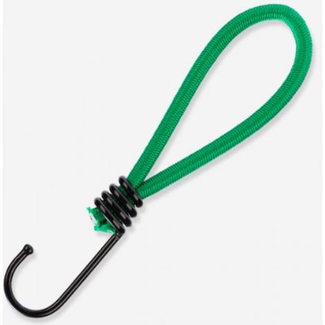 25 tendeurs élastiques avec crochet, compatibles avec remorques, bâches, tentes, pavillons, etc. - Petit cordon élastique vert (1/5)