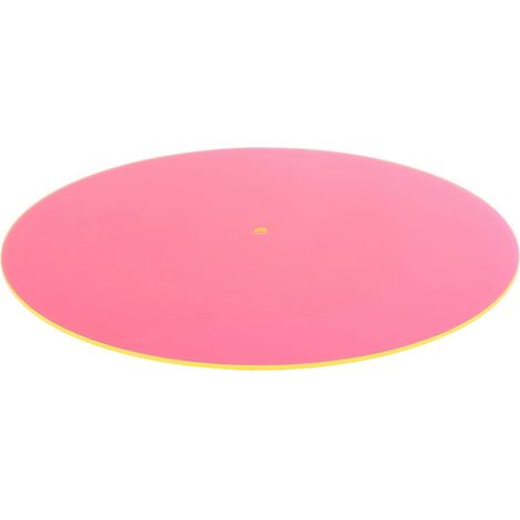 Tapis antidérapant en acrylique 300 mm x 3 mm pour platine vinyle, antistatique et pratique, pour disques LP.