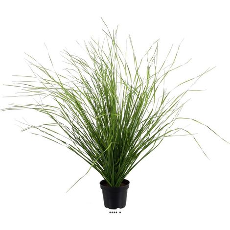 Herbe folle factice touffe en pot H60cm D65cm très dense et aérienne (1/4)