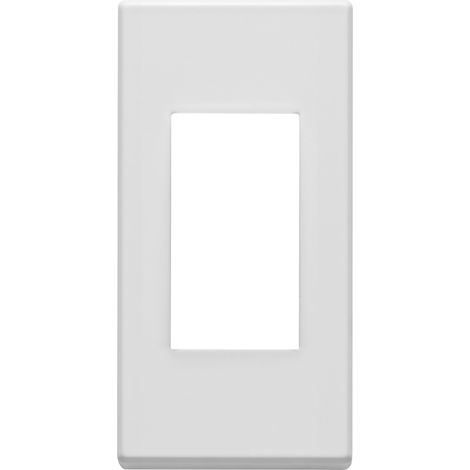 VIMAR - 22666.01 Plaque 1M avec panneaux blancs mats