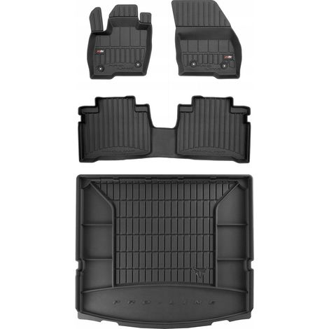 SET Alfombrillas de goma 3D Ford S-max Mk2 2015-2023 con 7 plazas (1/5)