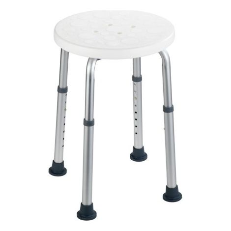 Taburete Baño Hasta 120Kg Wenko Alu/Plast Bl Secura Reg.Alt