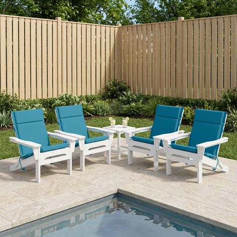 vidaXL 6-Piece High Back Chair Cushions GEMERT 6 pcs 100% Polyester (1/5)