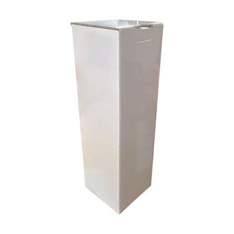 IMBALLAGGI 2000 - 1 scatole per bottiglie Magnum , bianche, automontanti, composte in cartone microonda, misura 11x11x36 cm, per proteggere le tue bottiglie durante la spedizione