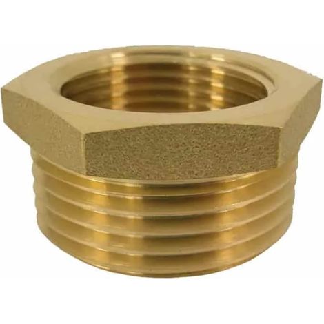 Raccord fileté en laiton Réducteur 1 1/2" Mâle x 1 1/4" Femelle (1/3)
